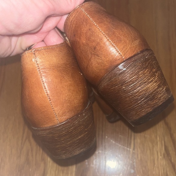 Salpy made in USA Brown Leather Loafers Classic Slip-Ons size 8 preowned - Picture 6 of 12